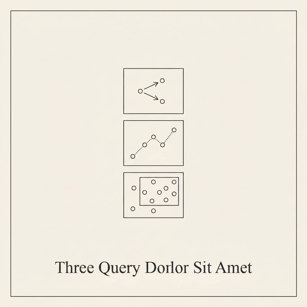 Three stacked panels: top shows NEIGHBORS as one dot with arrows to its neighbors, middle shows SHORTEST PATH as a dotted route between two dots through intermediates, bottom shows PATTERN as several dots with a filter box around some: Three Query Shapes